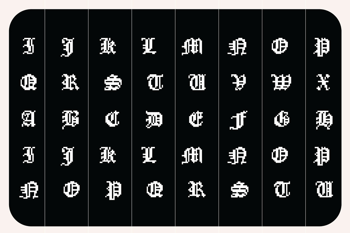 Blackletter Eight, a Blackletter Font by cromatixclassroom (Photo 5 of 6)