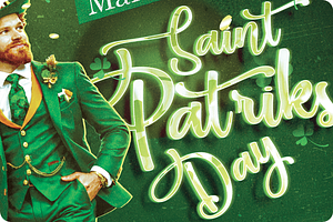 St. Patrick's Day Flyer, a Flyer Template by regalDRAW