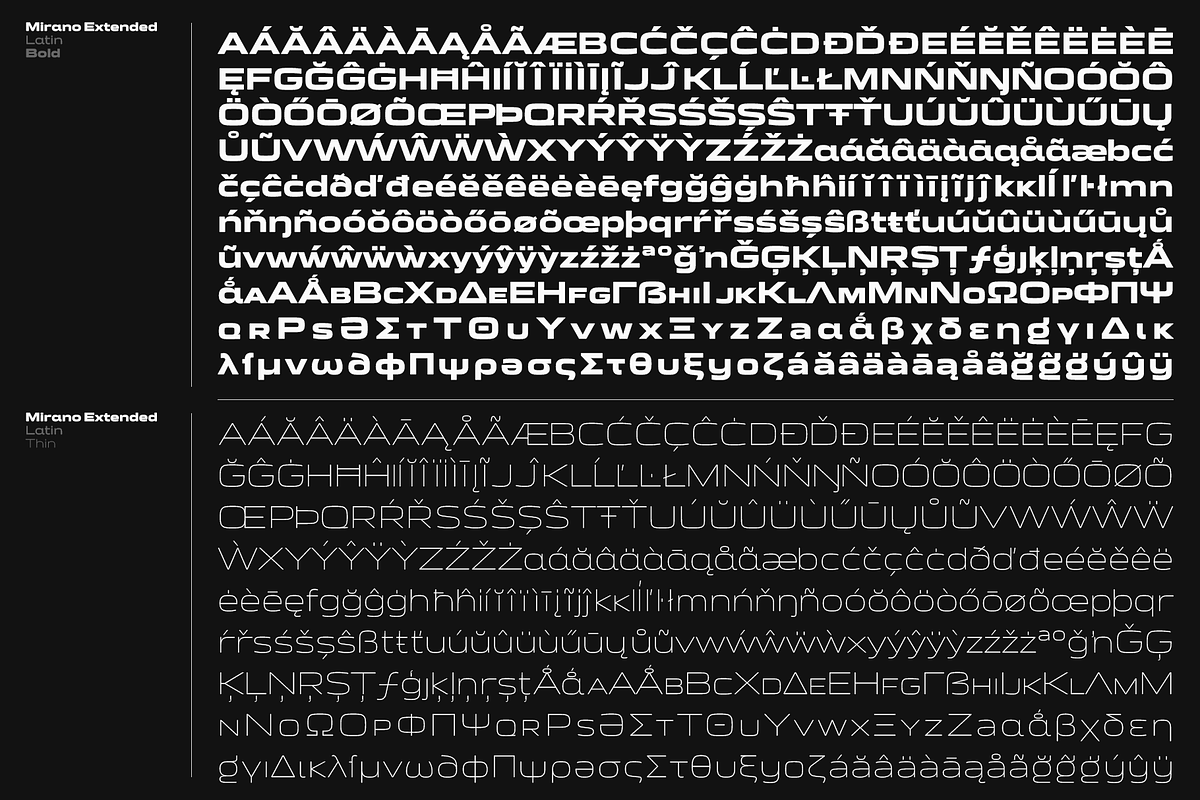 Mirano - Variable Type System, a Sans Serif Font by Unio Designs (Photo 3 of 19)