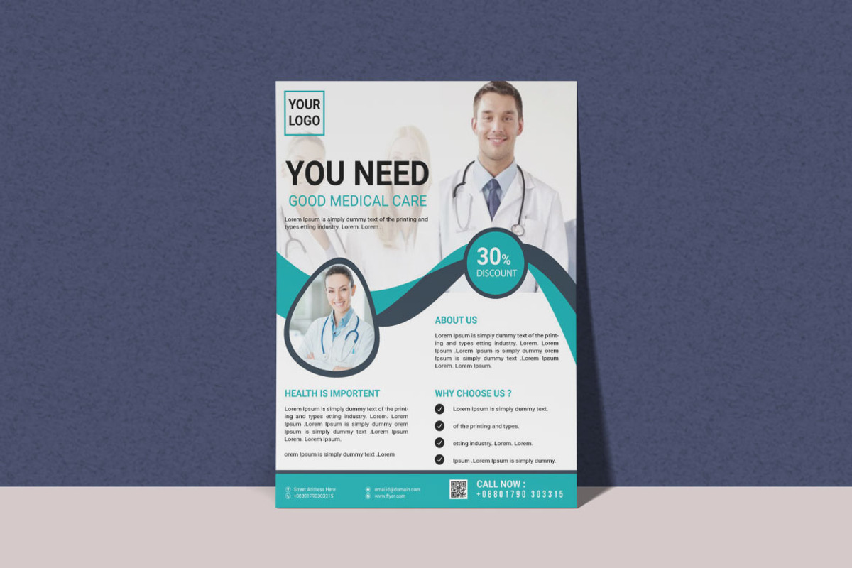 Modern Corporate Company Flyer, a Flyer Template by BrandlyTemplate (Photo 3 of 3)