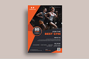 Fitness Flyer / Gym Flyer, a Flyer Template by CreativeZoom (Thumbnail 2 of 4)