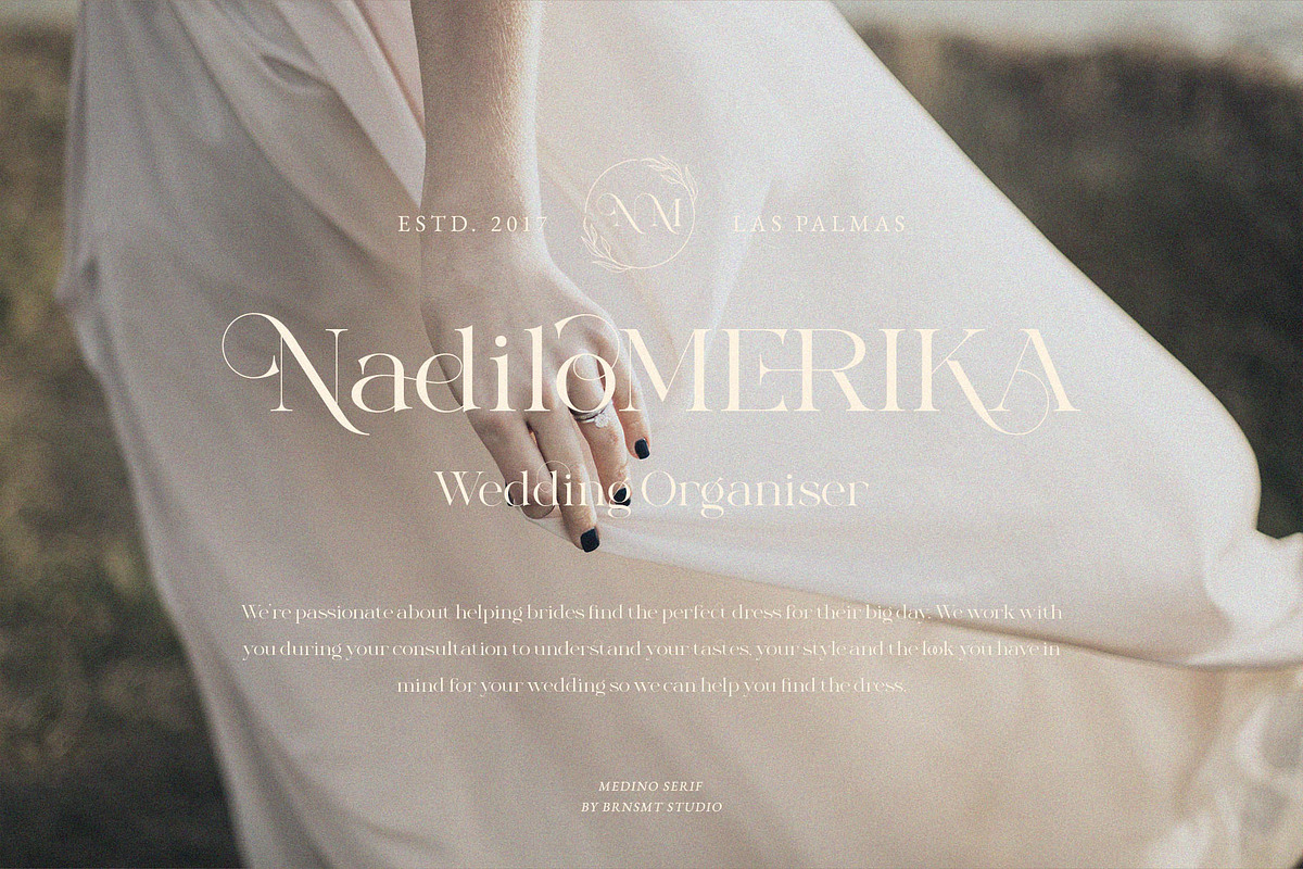 Medino // Modern Stylish Serif, a Serif Font by BrandSemut (Photo 4 of 10)