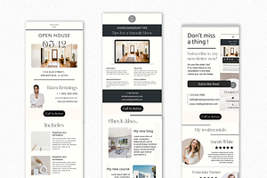 Real Estate Newsletter Template Pack