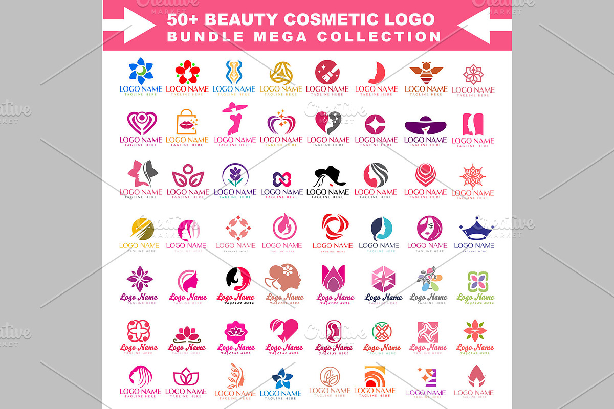 50+ Feminine and Luxurious Logo, a Branding & Logo Template by ArmanHossen75
