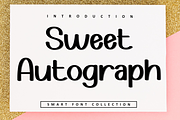 Sweet Autograph, a Script Font by InermediaSTUDIO (Thumbnail 1 of 8)