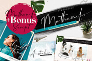 Bernitha Angelica Berkeley + BONUS, a Script Font by Cotbada_studio (Thumbnail 2 of 14)