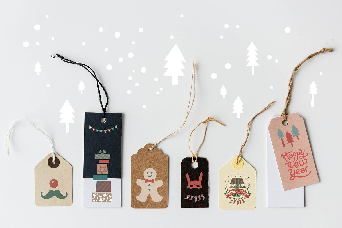 Christmas mail. Stamps and stickers, an Illustration by Maru_art (Photo 4 of 7)