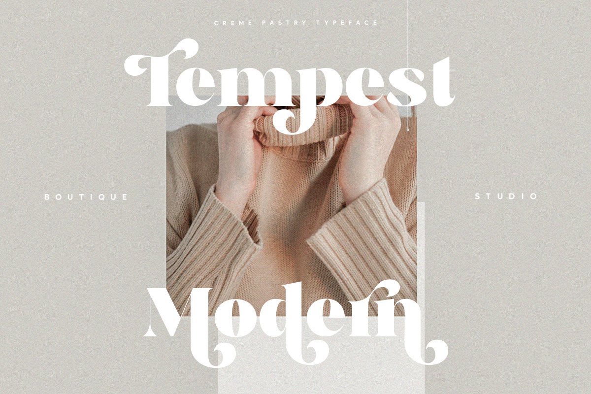 Creme Pastry | Cheek Display, a Serif Font by Pentagonistudio (Photo 5 of 10)