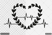Heartbeat SVG PNG Design Bundle, an Illustration by Actual Pixel (Thumbnail 4 of 12)