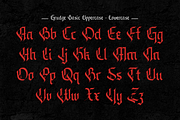 Grudge – Gothic Blackletter Typeface, a Blackletter Font by Almarkhatype (Thumbnail 11 of 15)