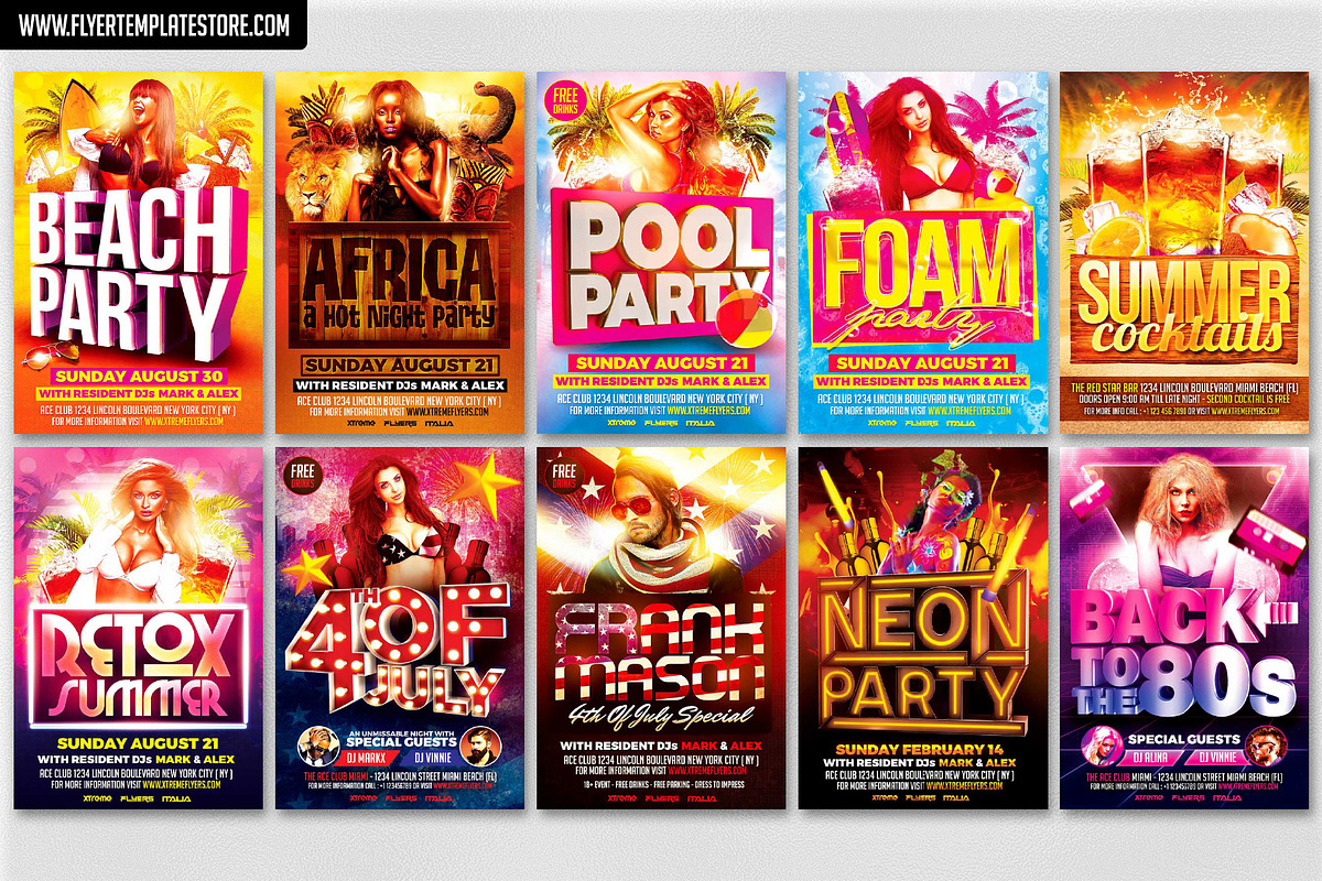 200 Flyer Templates Bundle 98% OFF !, a Flyer Template by XtremeFlyers (Photo 7 of 22)
