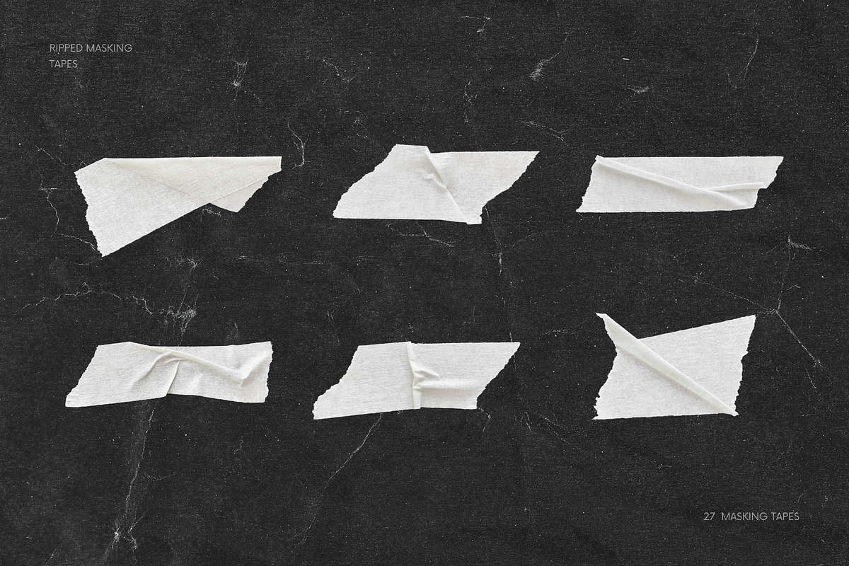 27 Textured Pipped Masking Tapes, a Texture Graphic by Ksuview (Photo 6 of 8)