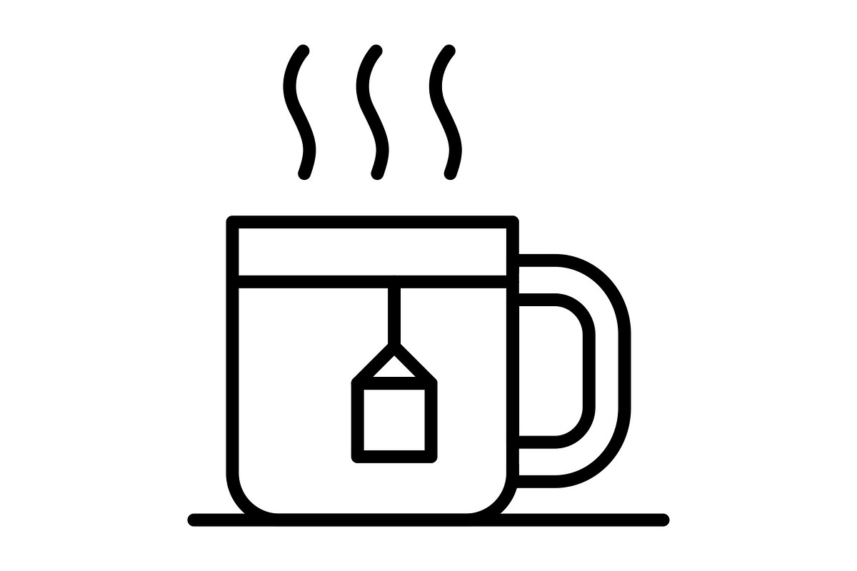 Coffee Mug Line Icon, an Icon by Pexelpy