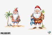 Summer Christmas Santa Claus, an Illustration by Gemstone (Thumbnail 8 of 12)