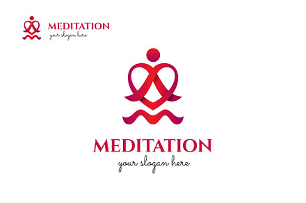 Yoga Logo, Meditation Logo,Love Yoga
