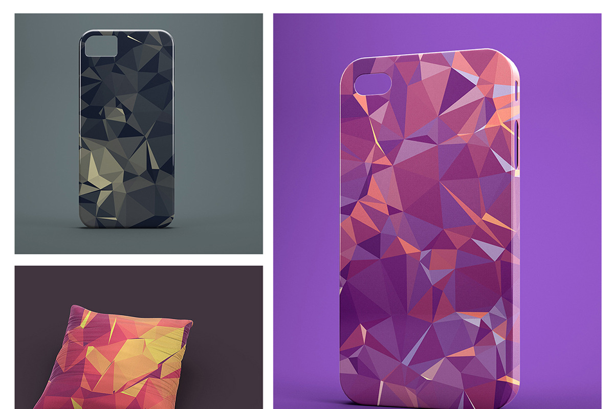 75 Vector Geometric Backgrounds V.5 preview 6