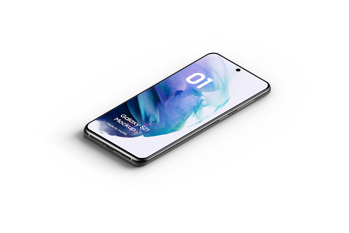Galaxy S21 - 20 Mockups Scenes, an Android Mockup by Asylab (Photo 17 of 40)