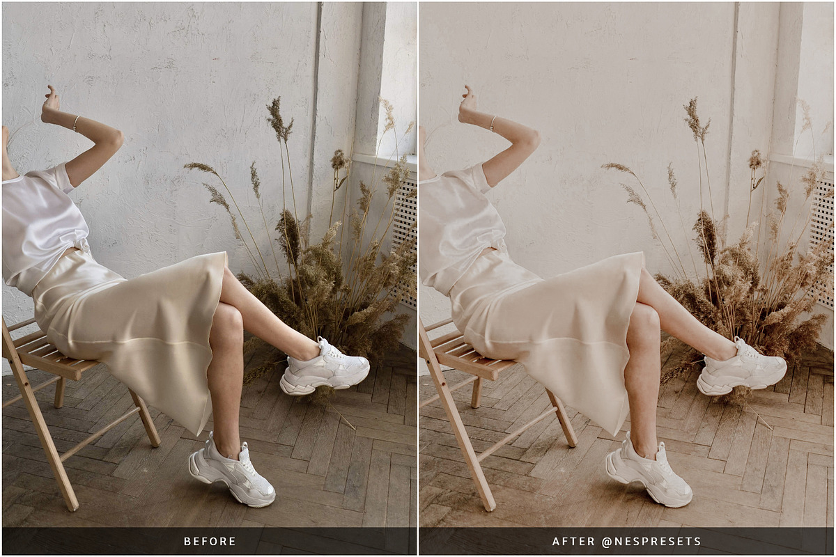 BEIGE POWER LIGHTROOM PRESETS, an Action Add-On by Nes Design Co (Photo 8 of 11)