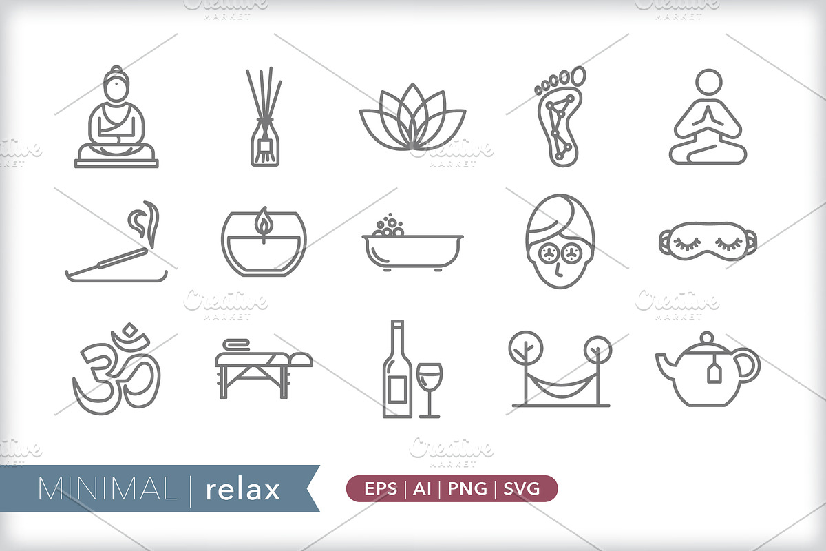 Health 6-pack icon bundle, an Outline Icon by Picture Window (Photo 8 of 8)