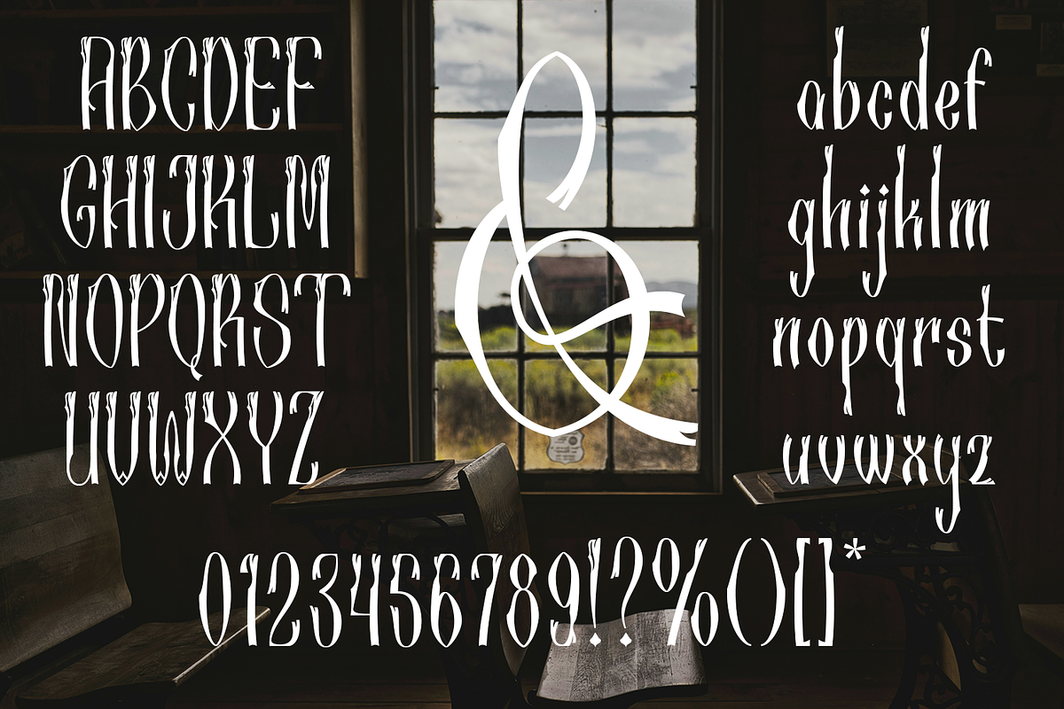 Nomgrave - Vintage Hancrafted Font, a Blackletter Font by madeDeduk (Photo 4 of 8)