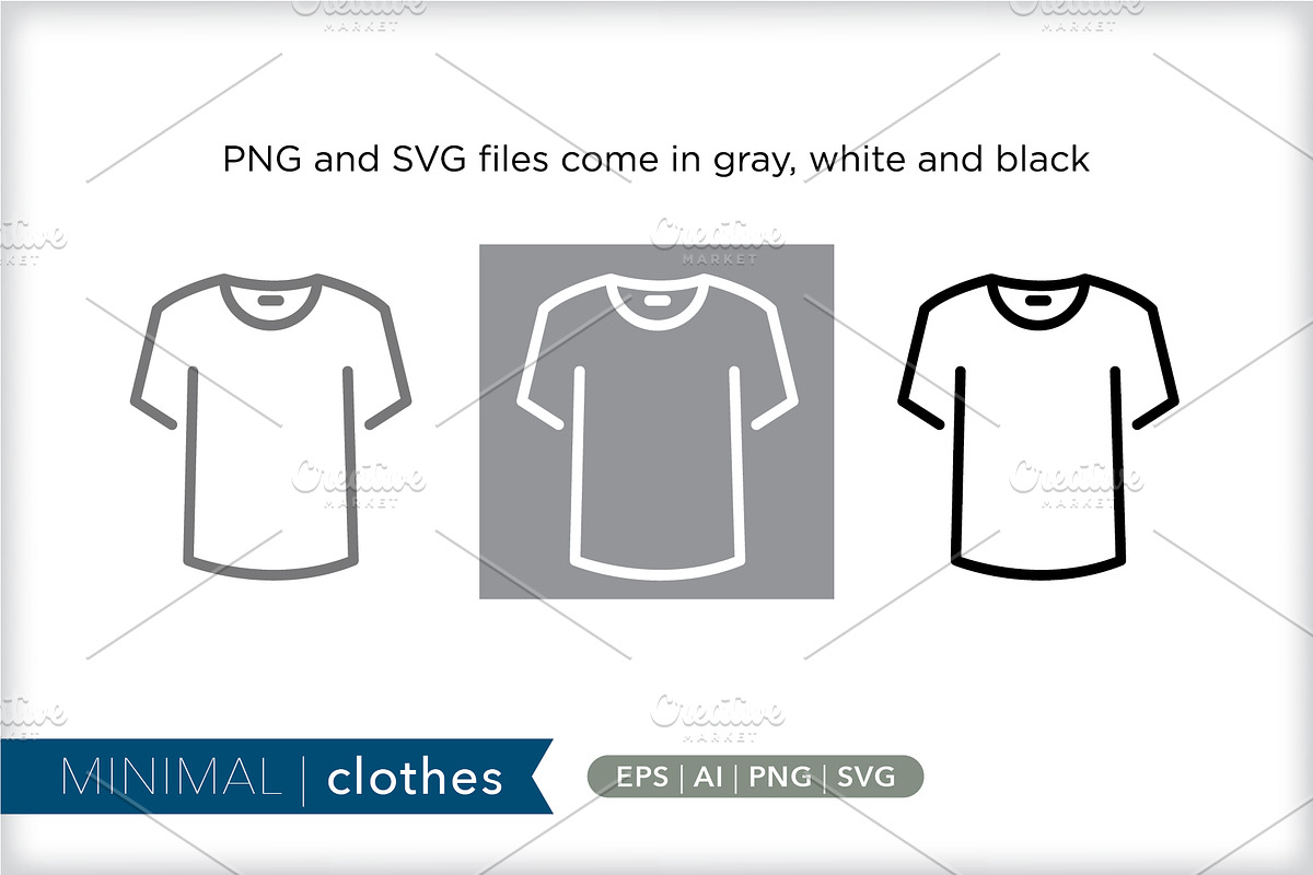 Minimal clothes icons, an Outline Icon by Picture Window (Photo 2 of 5)