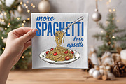 Summer Spaghetti Pasta Hand Drawn PN, an Illustration by DreamPrint404 (Thumbnail 3 of 6)
