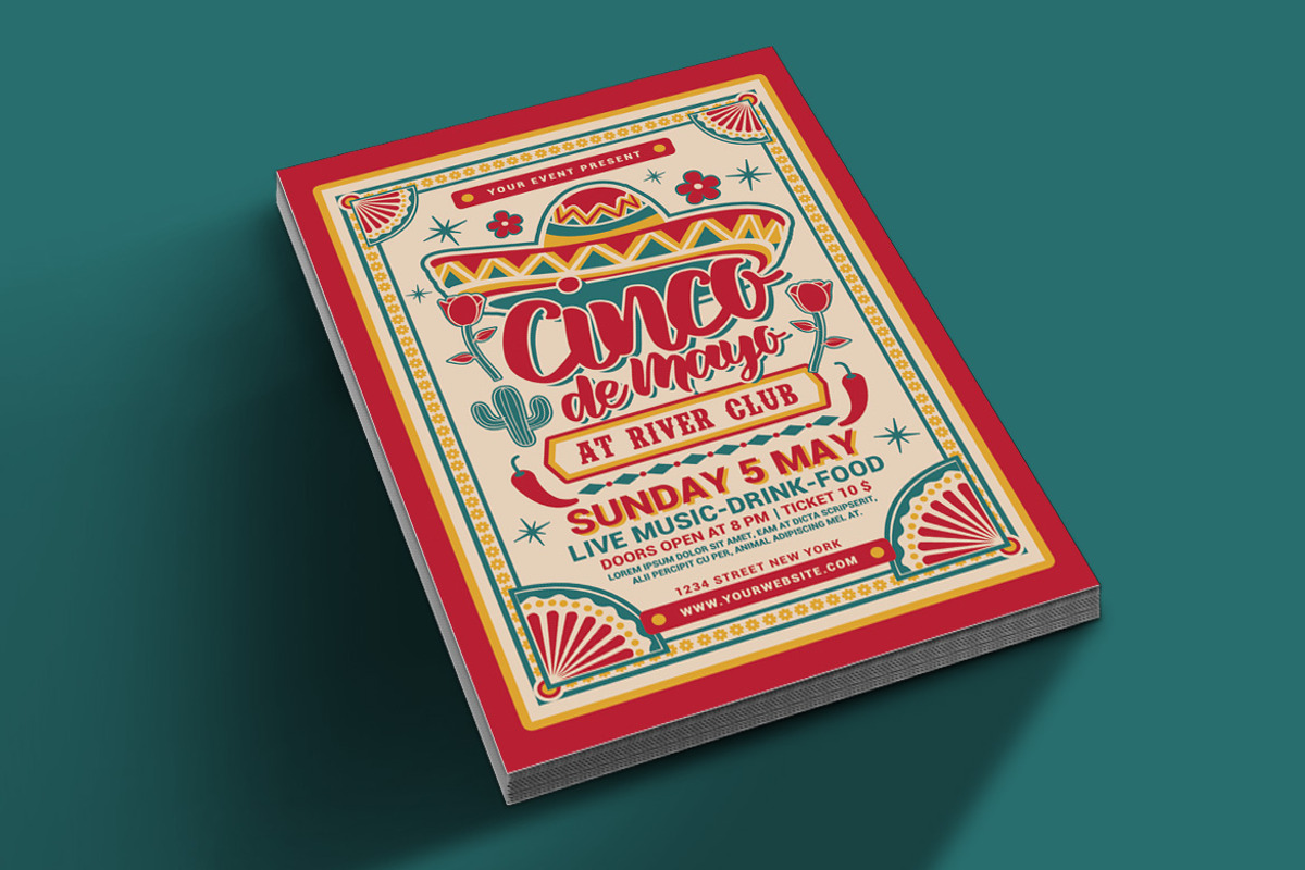 Cinco De Mayo, a Flyer Template by Muhamad Iqbal hidayat (Photo 2 of 4)