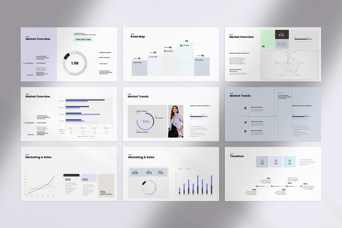 Business Plan Presentation Template, a Presentation Template by Studio Industry (Photo 8 of 11)