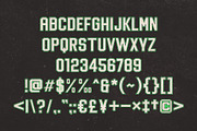 Sportage | retro sporty font, a Sans Serif Font by Almeera Std (Thumbnail 2 of 7)