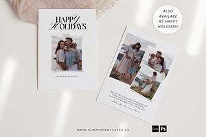 Christmas Card Template CC174