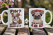 Grumpy Sarcastic Dogs Funny Quotes, an Animal Illustration by PrintHaven Designs (Thumbnail 4 of 10)