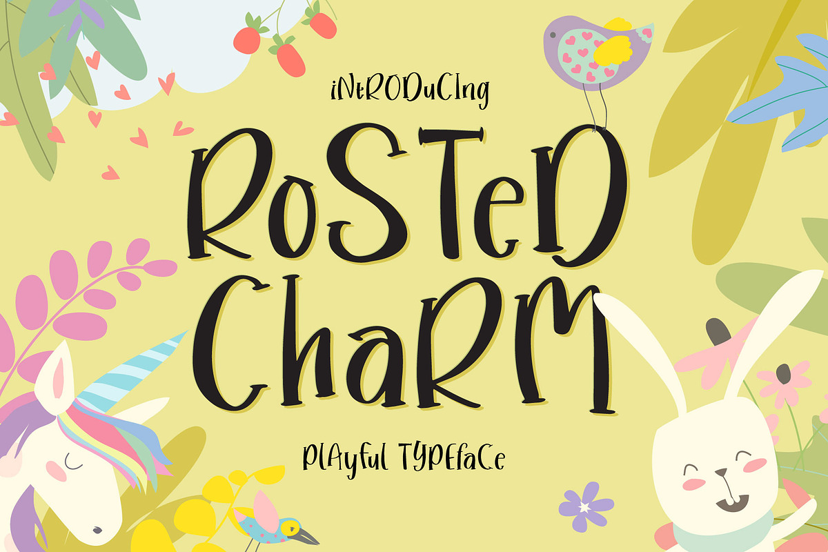 Rosted Charm, a Script Font by alit design (Photo 1 of 15)