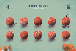 Hatch Master Brushes For Clip Studio