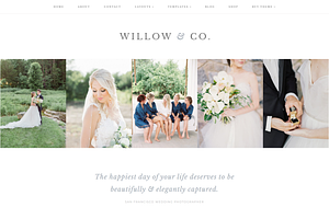 Feminine WordPress Theme | Willow, a WordPress Template by Hello Chic Designs
