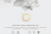 Logo Creator - geometric minimal kit, a Branding & Logo Template by Nues Design (Thumbnail 2 of 31)