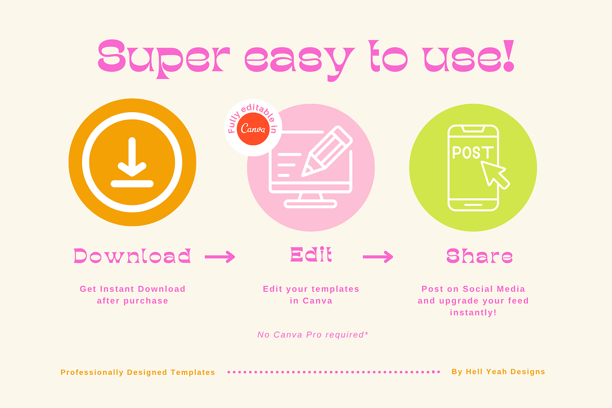 Got that vibe Post Templates, a Social Media Template by Hell Yeah Designs (Photo 2 of 8)