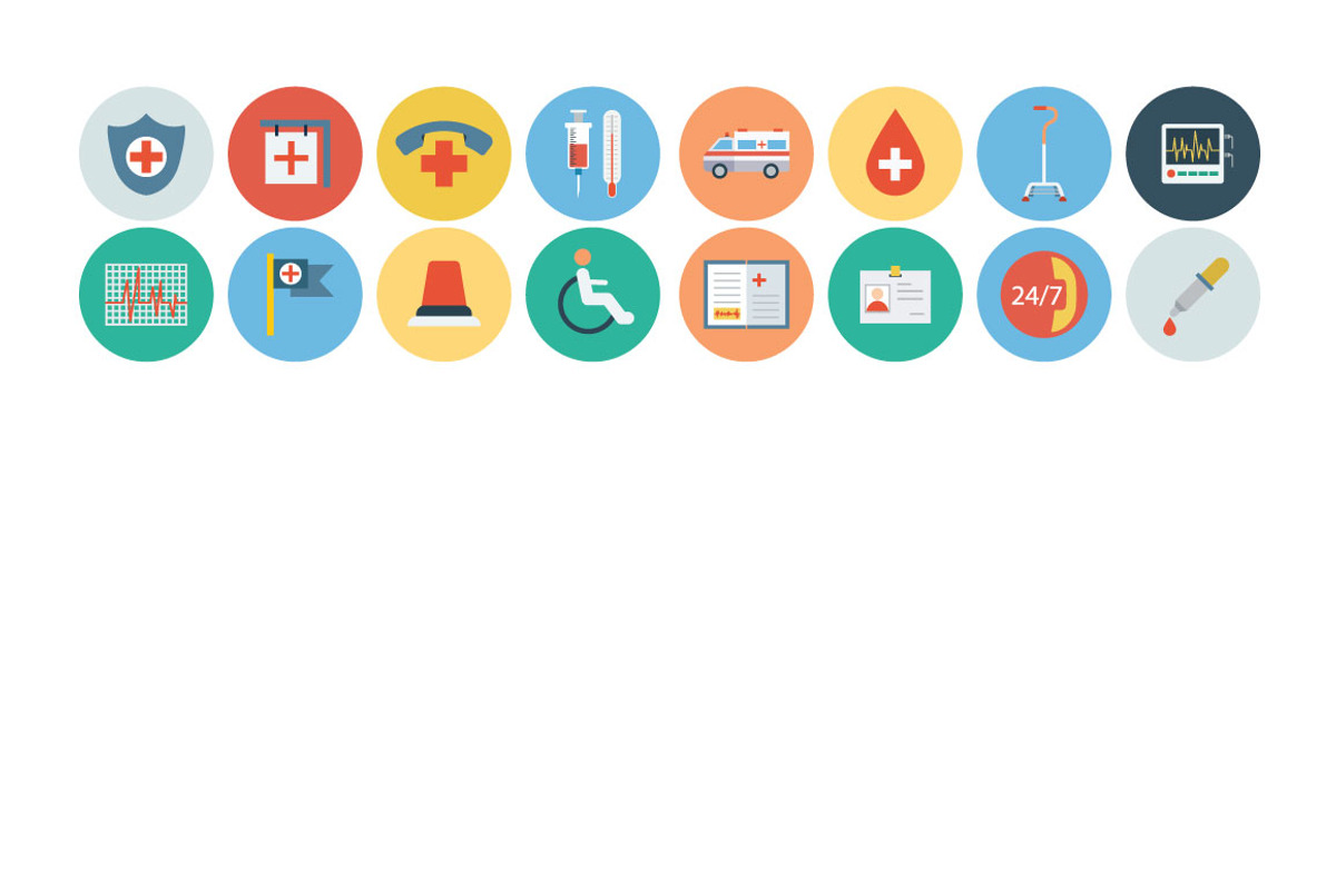 100+ Medical Flat Icons, an Emoji Icon by Creative Stall (Photo 4 of 4)