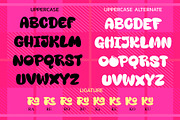 LoveXXBomb, a Sans Serif Font by BBtypeStudios (Thumbnail 6 of 7)