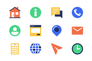 Flat Web Icons Pack, a Duotone Icon by alexdndz (Thumbnail 2 of 29)