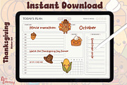 Cosy Thanksgiving Sticker Set, a Graphic by Dori Debreceni draws (Thumbnail 2 of 4)