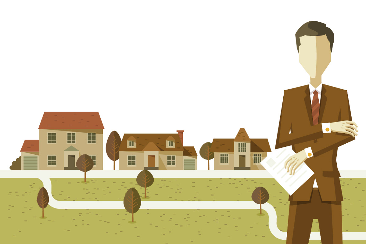 Estate agents and houses, a Work Illustration by ANNO Graphics (Photo 2 of 2)