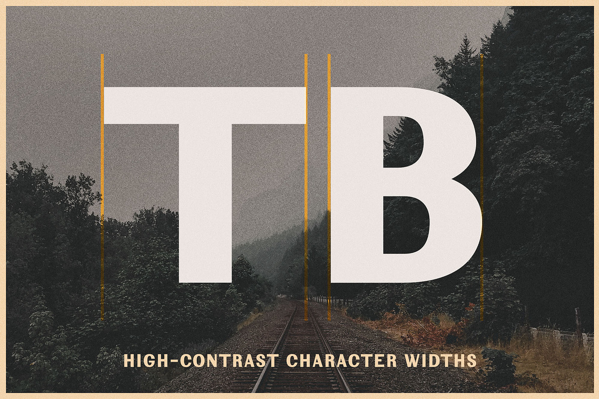Riverwest Vintage Industrial Font, a Sans Serif Font by Parker Creative (Photo 3 of 10)