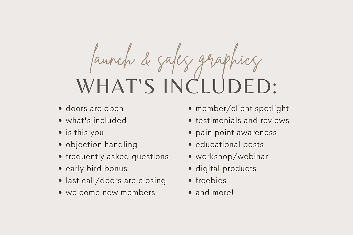 Instagram Sales & Launch Graphics, a Social Media Template by molly ho studio (Photo 2 of 6)