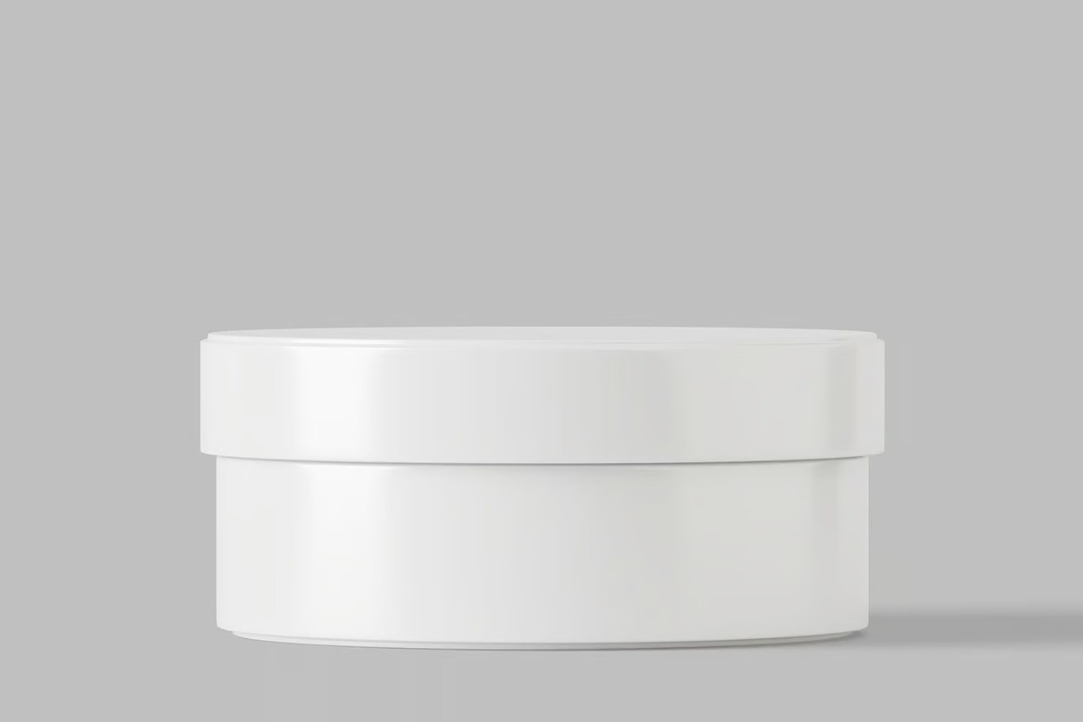 Cosmetic Tub Jar Mockup, a Packaging Mockup by renderstockmarket (Photo 2 of 4)