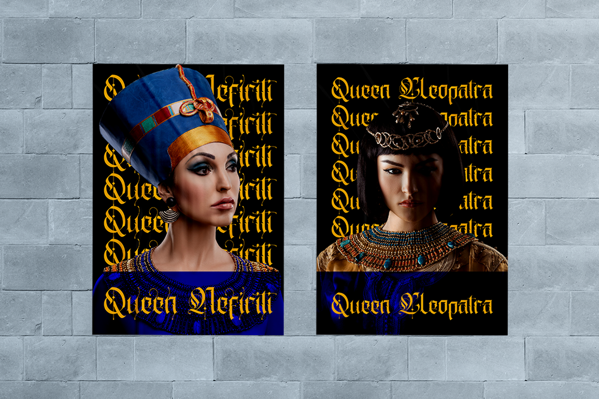 Gold Empire - Blackletter Font, a Blackletter Font by RockboyStd (Photo 8 of 16)