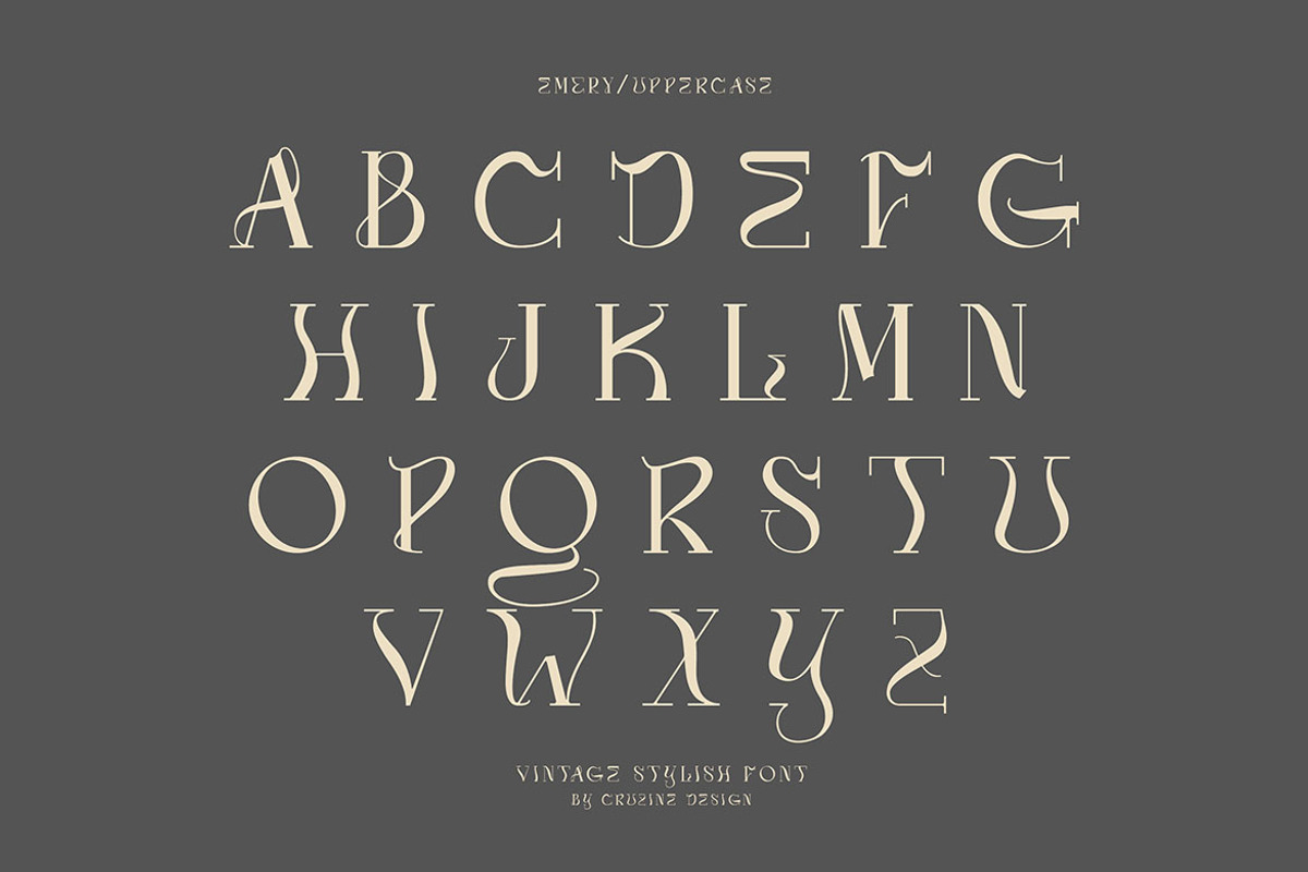 Emery - Modern Serif Font, a Slab Serif Font by Cruzine (Photo 4 of 6)