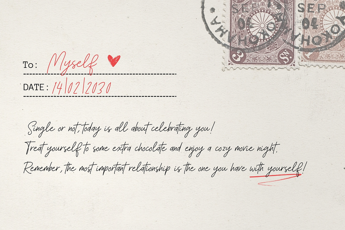 Amber Flow - Handwritten Script Type, a Handwritten Font by HipFonts (Photo 7 of 12)
