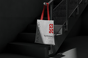Realistic Tote Bag Mockup, a Cups & Container Mockup by graphicsauce (Thumbnail 2 of 4)