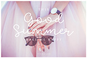 Golden Day Font with Extras & Shapes, a Script Font by Velliniki (Thumbnail 4 of 10)