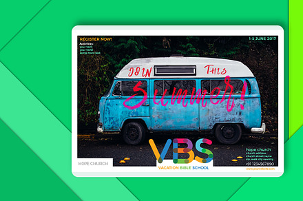 VBS/Vacation Bible School Template